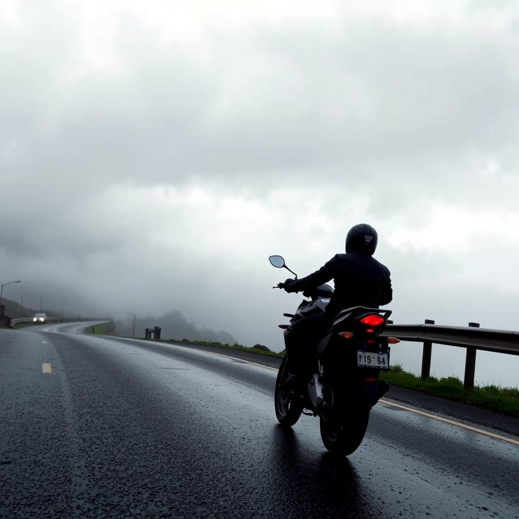 S autem nebo motorkou jsou lidé schopni jezdit v každém počasí